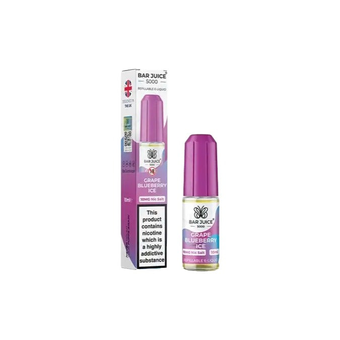 10mg Bar Juice 5000 Nic Salts 10ml (40VG/60PG)