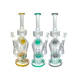 14" The Smoke Island Multi Chamber Glass Bong - GBS2168